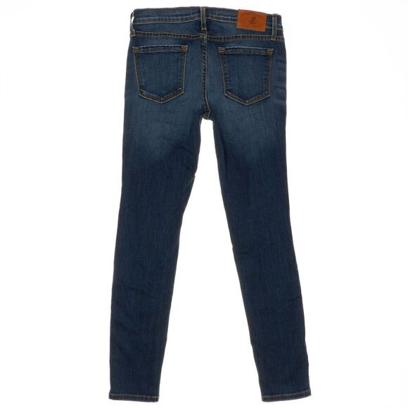 Angry Rabbit Skinny Jeans Size 28/7 Juniors Distressed Blue Measures 28 x 27.5 - Picture 3 of 11